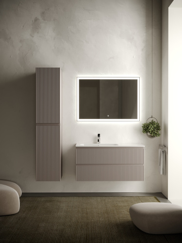 Тумба под раковину Sancos SNOB R SNR100LSM 99,5х44,5х50 настенная - фото 2